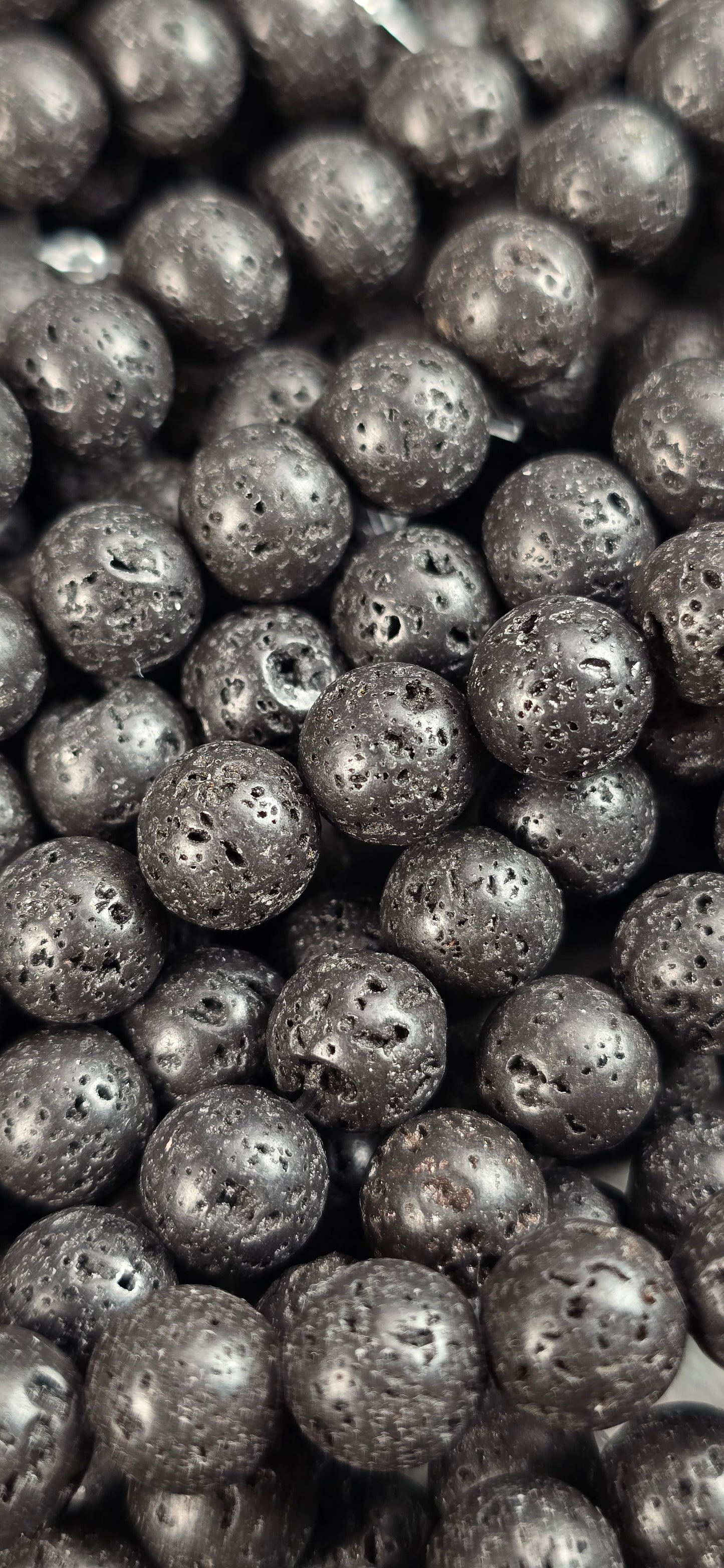 Lava Rock Beads - Round
