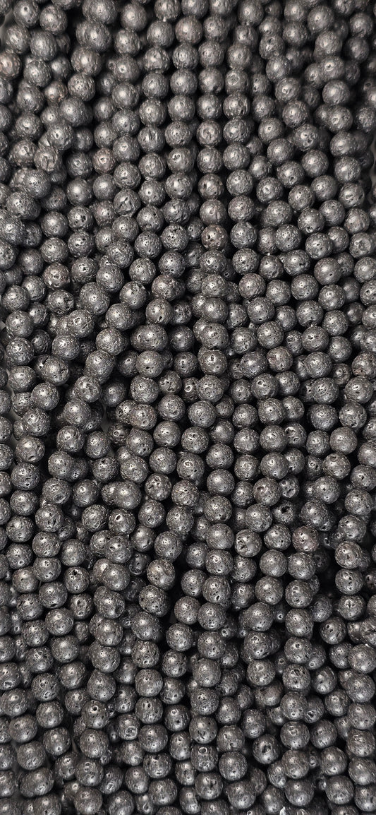 Lava Rock Beads - Round
