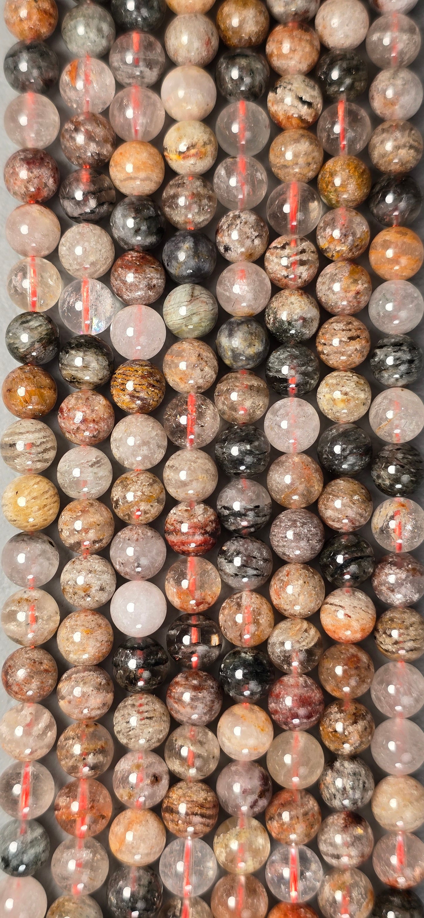 1000 Layer Lodolite Beads - Round