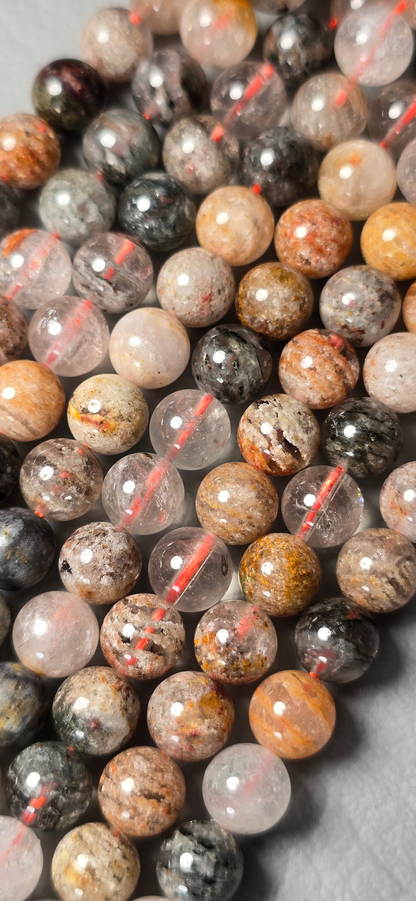 1000 Layer Lodolite Beads - Round