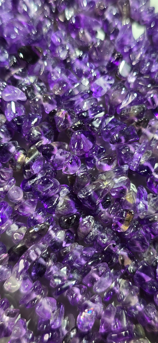 Amethyst Beads - Chip