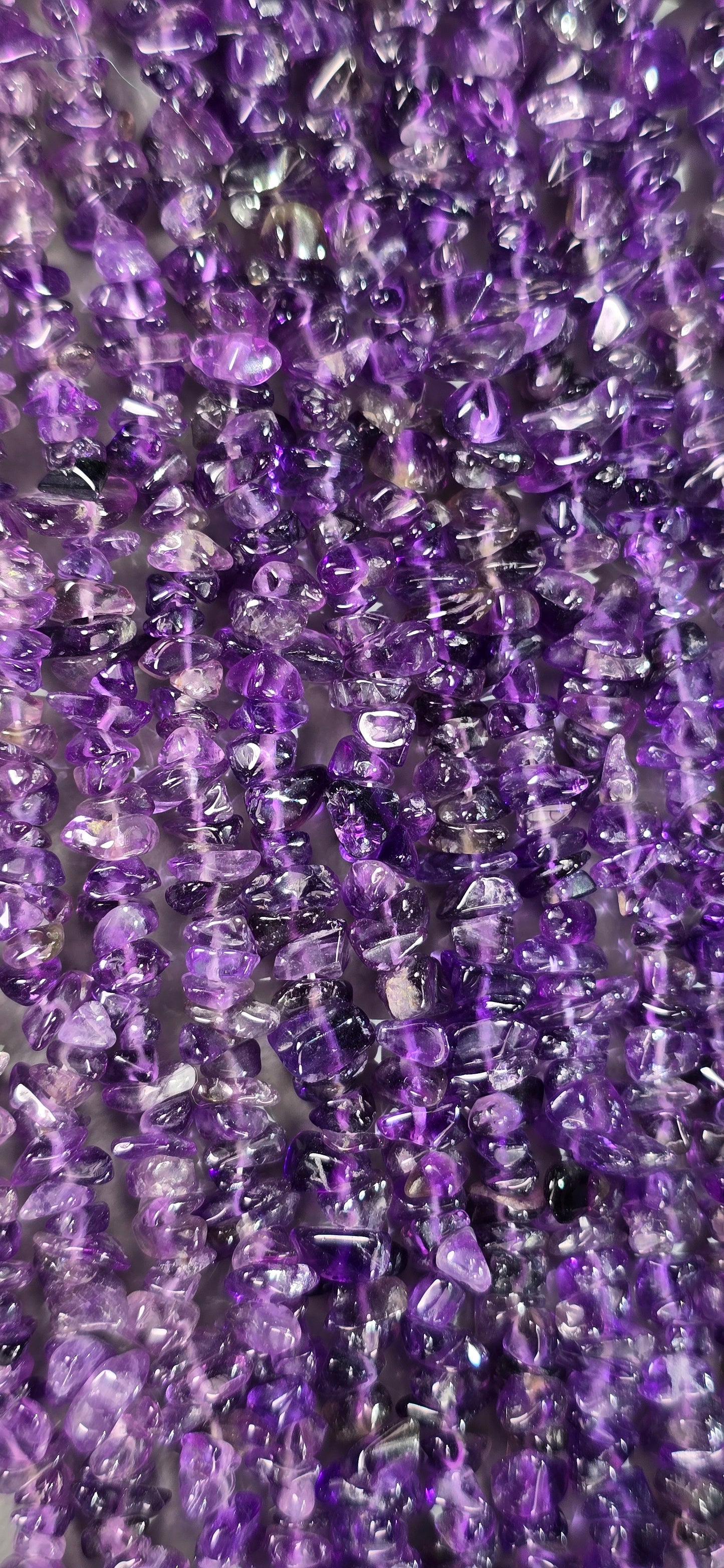 Amethyst Beads - Chip