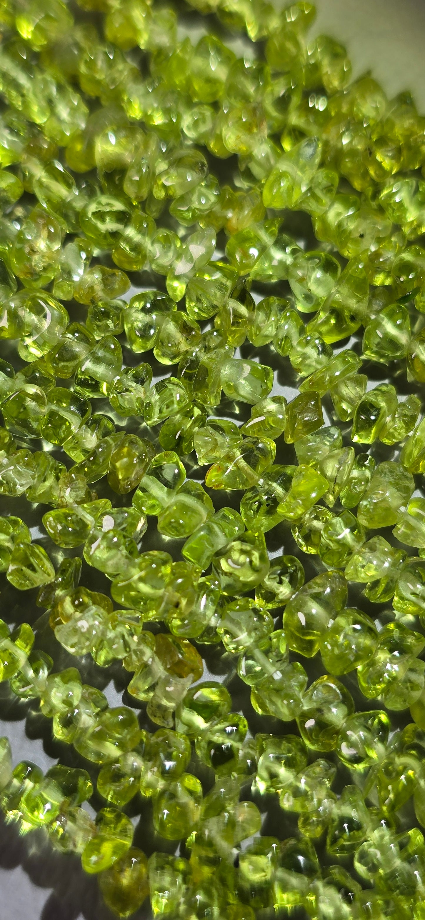 Peridot Beads - Chip