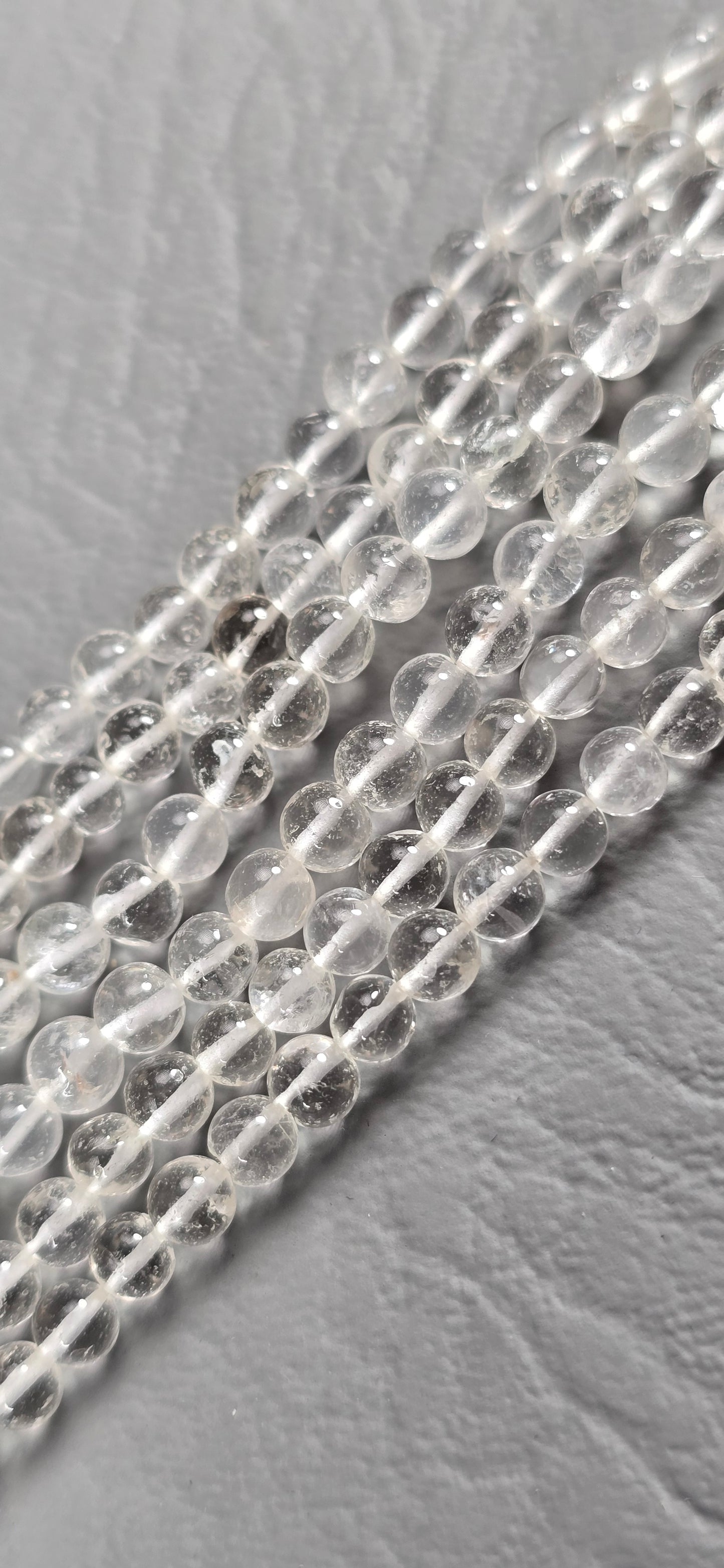 Clear Quartz Beads - Round