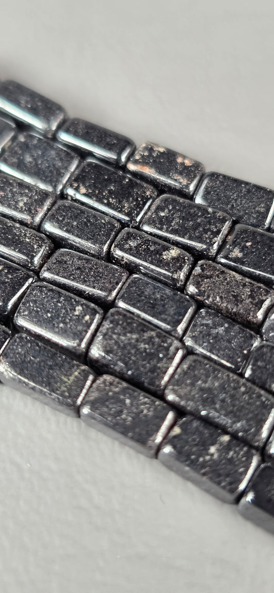 Hematite Rectangle Beads - Freeform