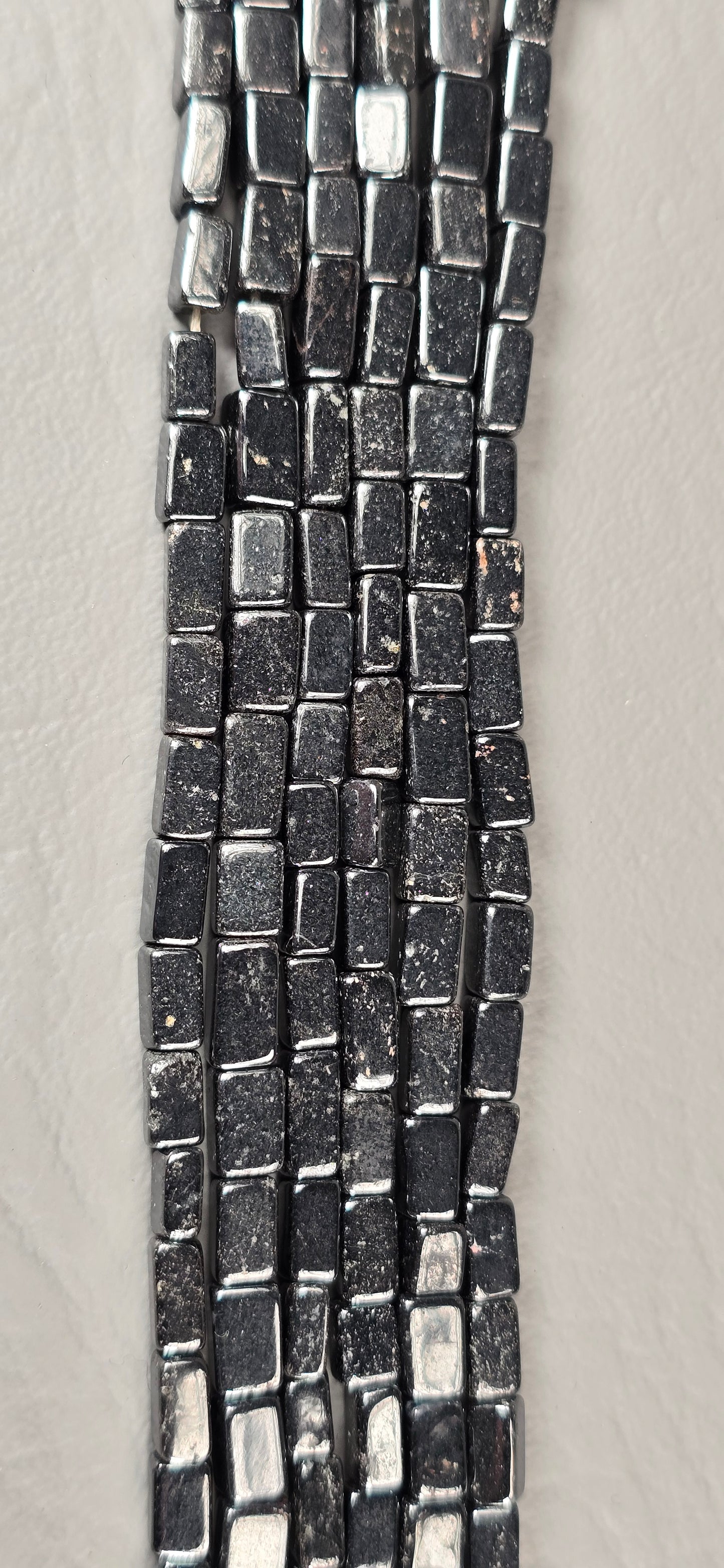 Hematite Rectangle Beads - Freeform