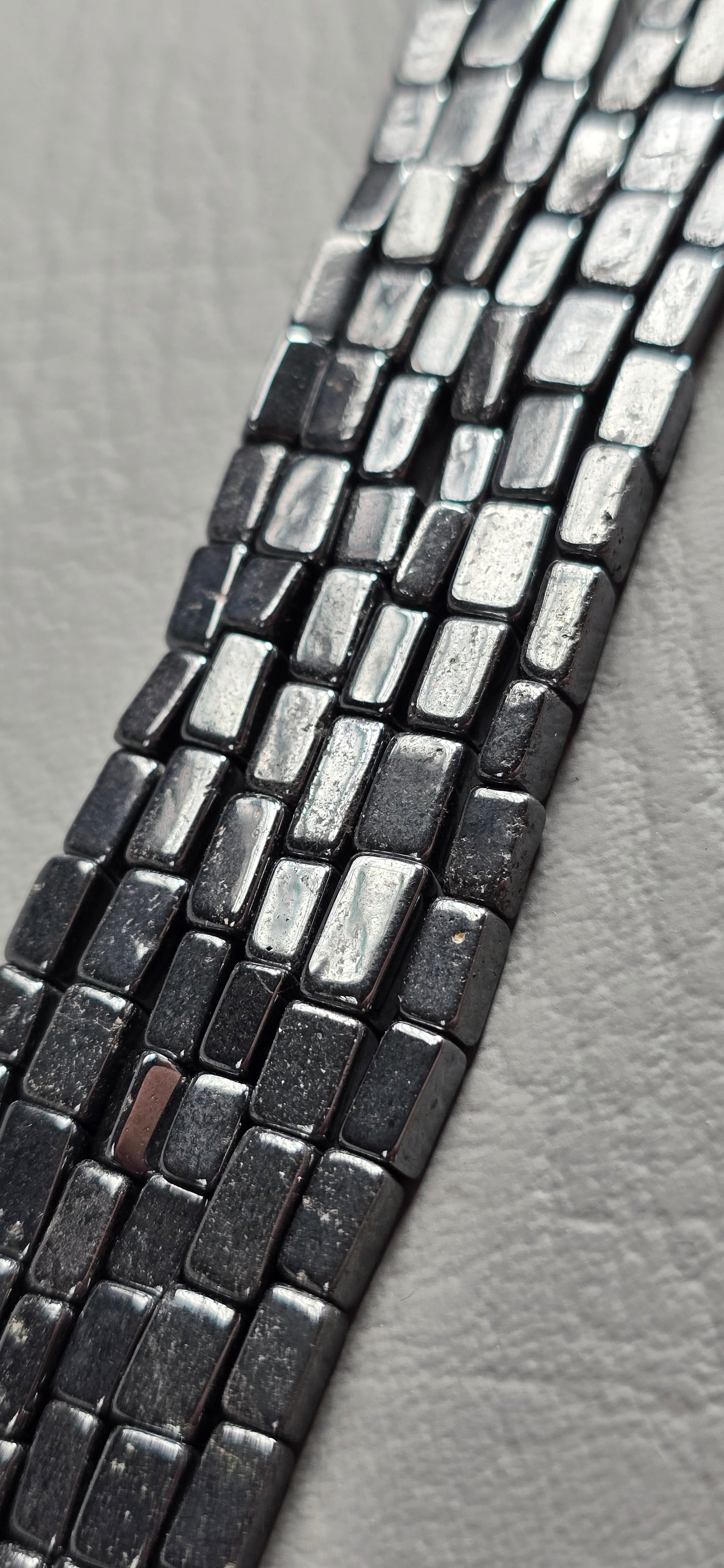 Hematite Rectangle Beads - Freeform