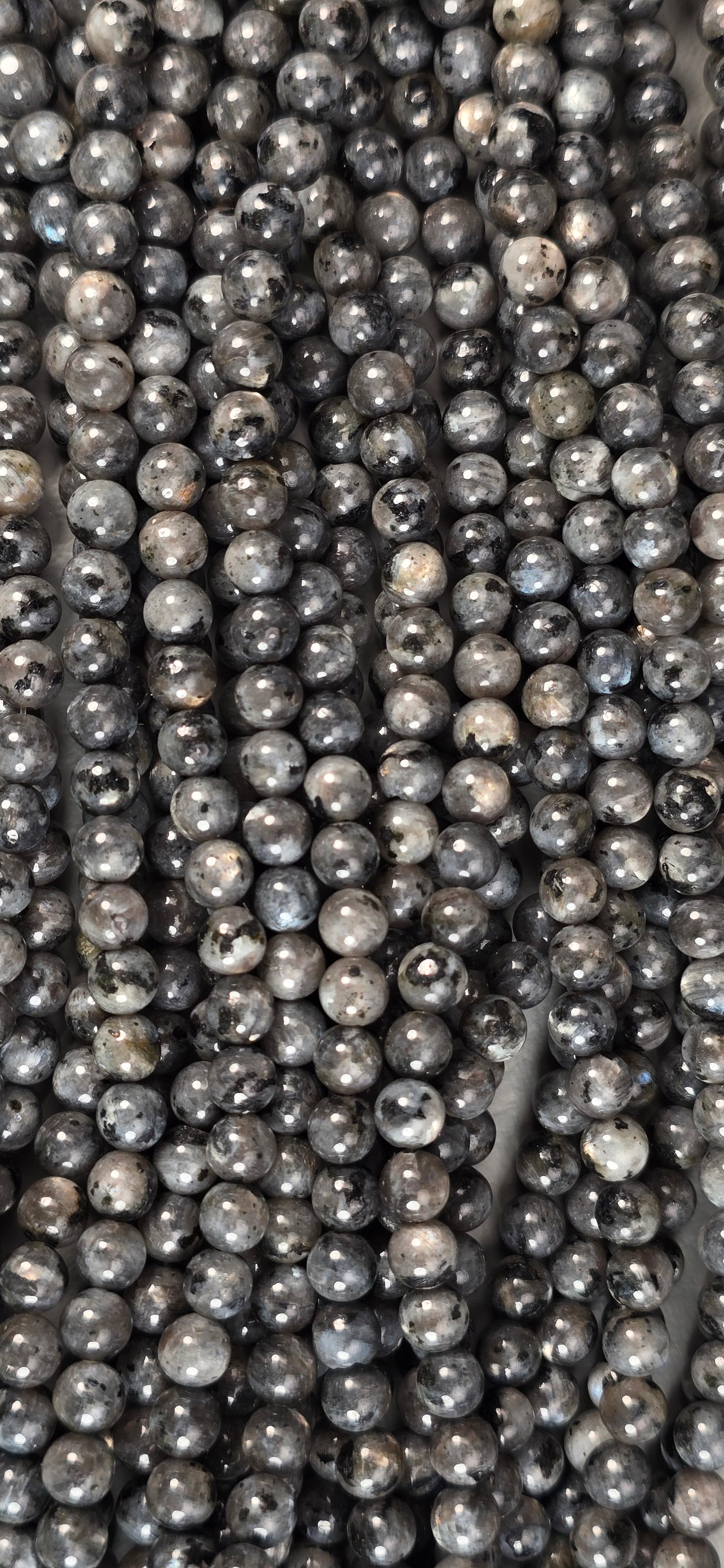 Larvikite Beads - Round