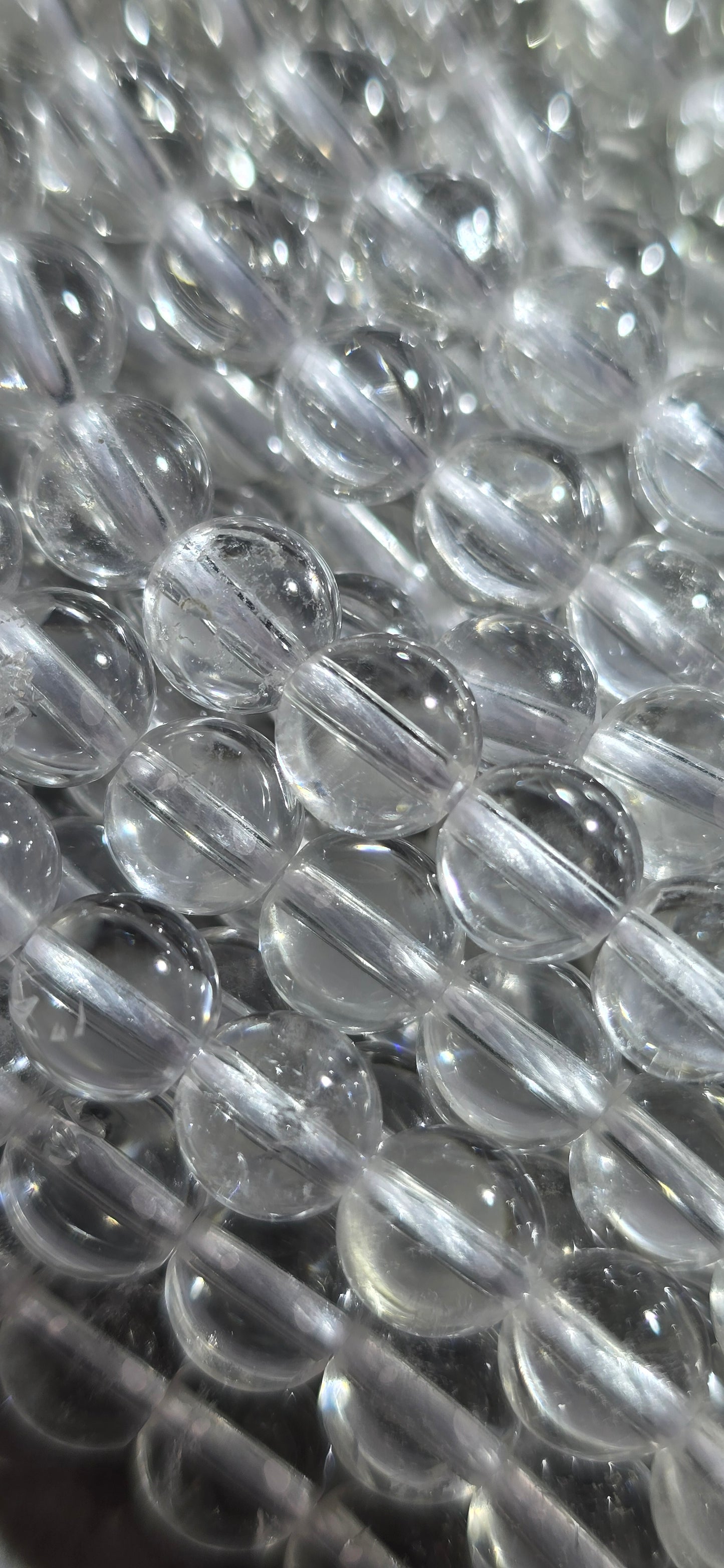 Clear Quartz Beads - Round
