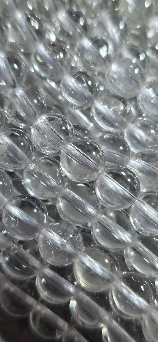 Clear Quartz Beads - Round
