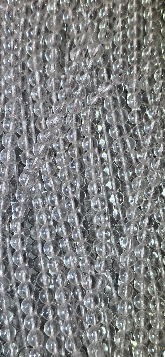 Clear Quartz Beads - Round