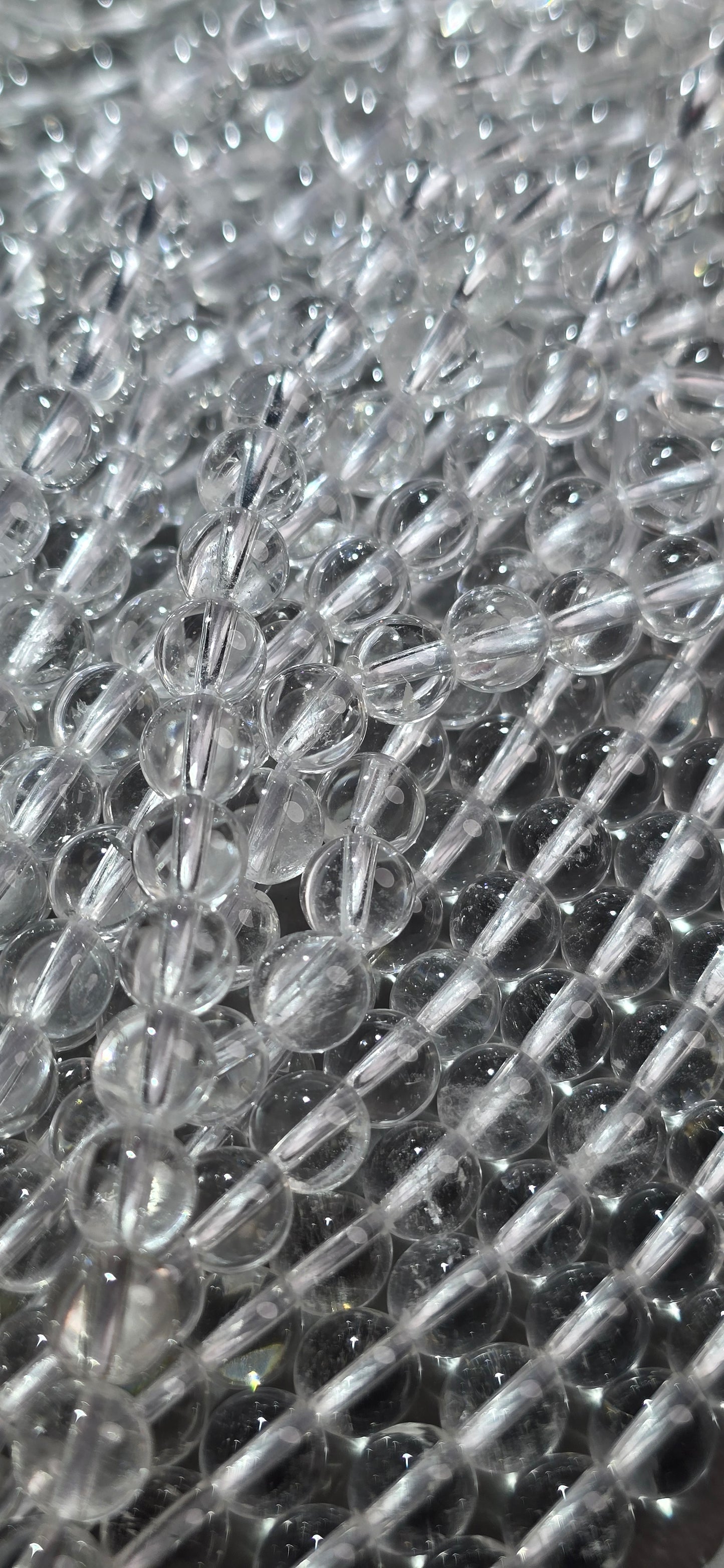 Clear Quartz Beads - Round