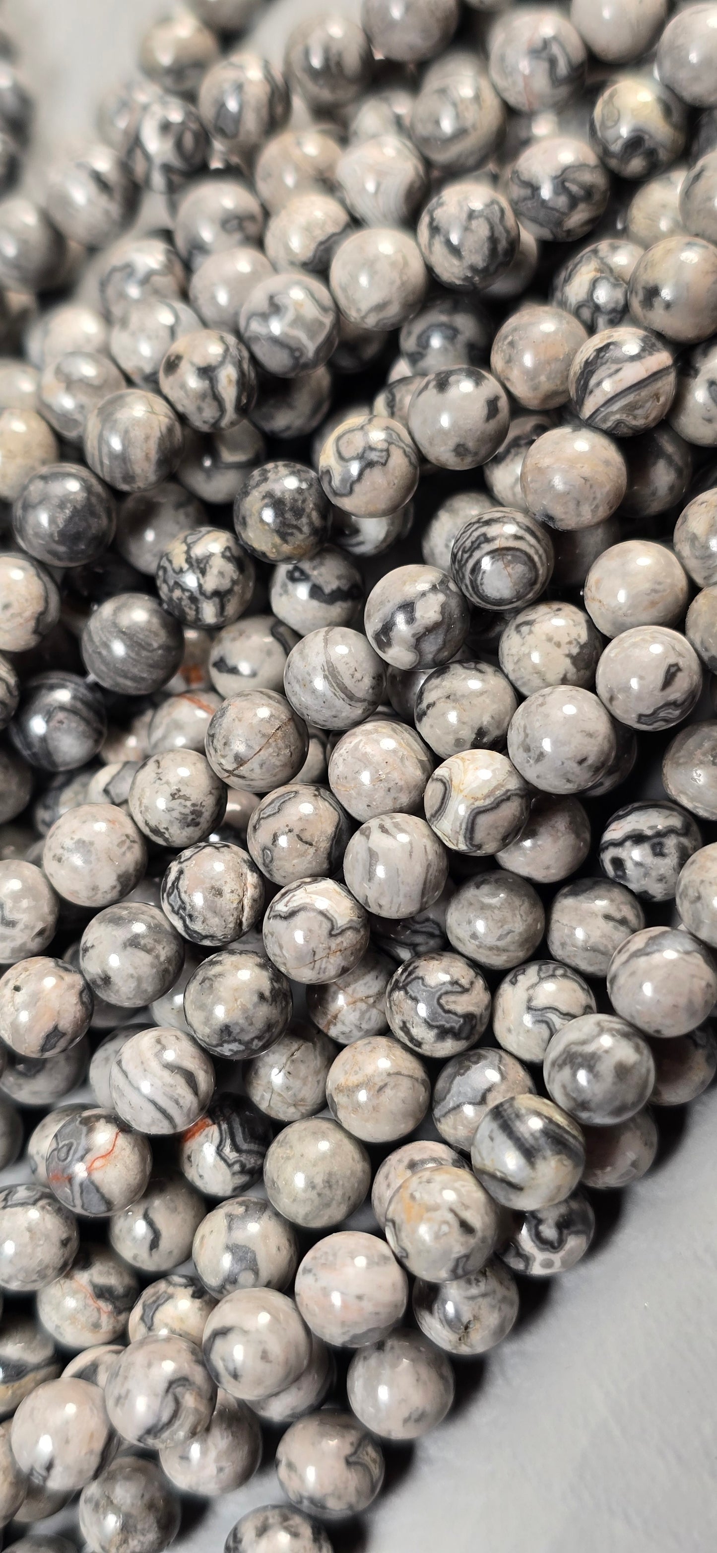 Picasso Jasper Beads - Round