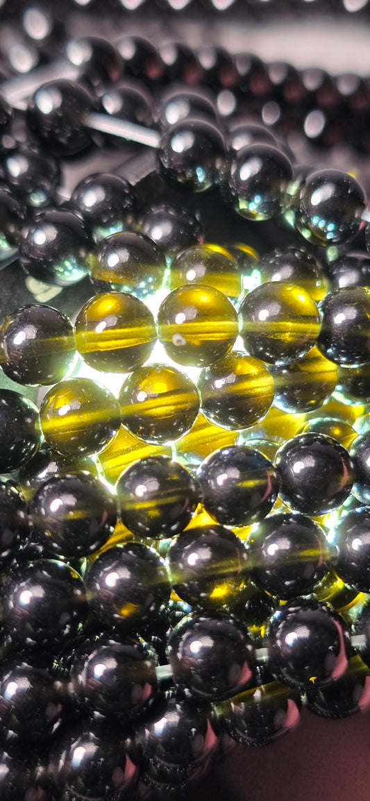 Obsidian Beads - Round
