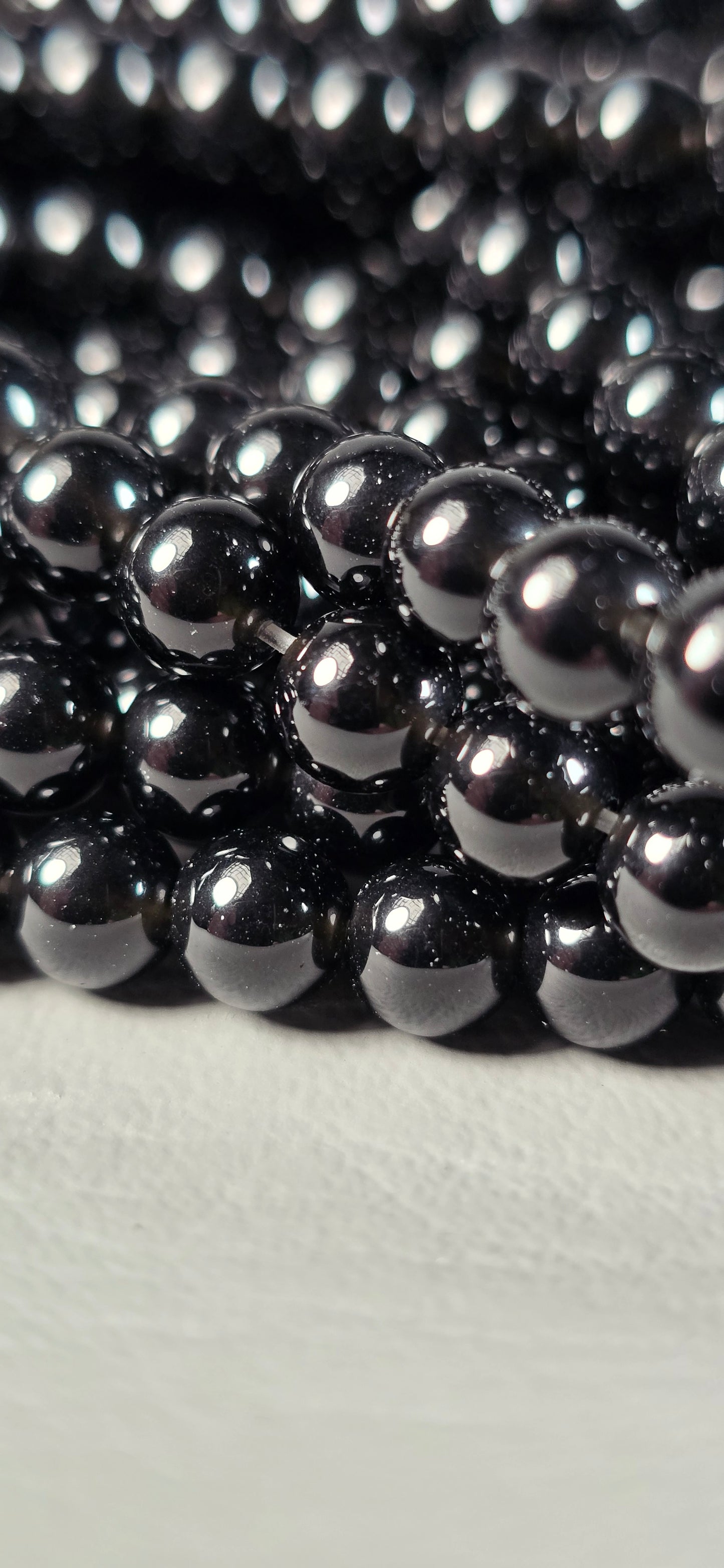 Obsidian Beads - Round