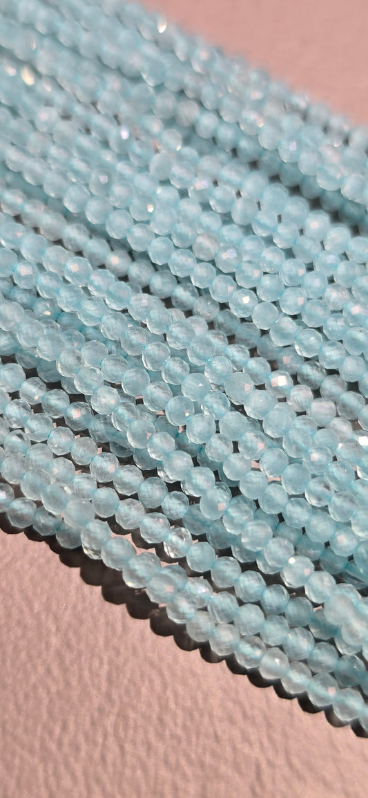 Blue Topaz Beads - Facet