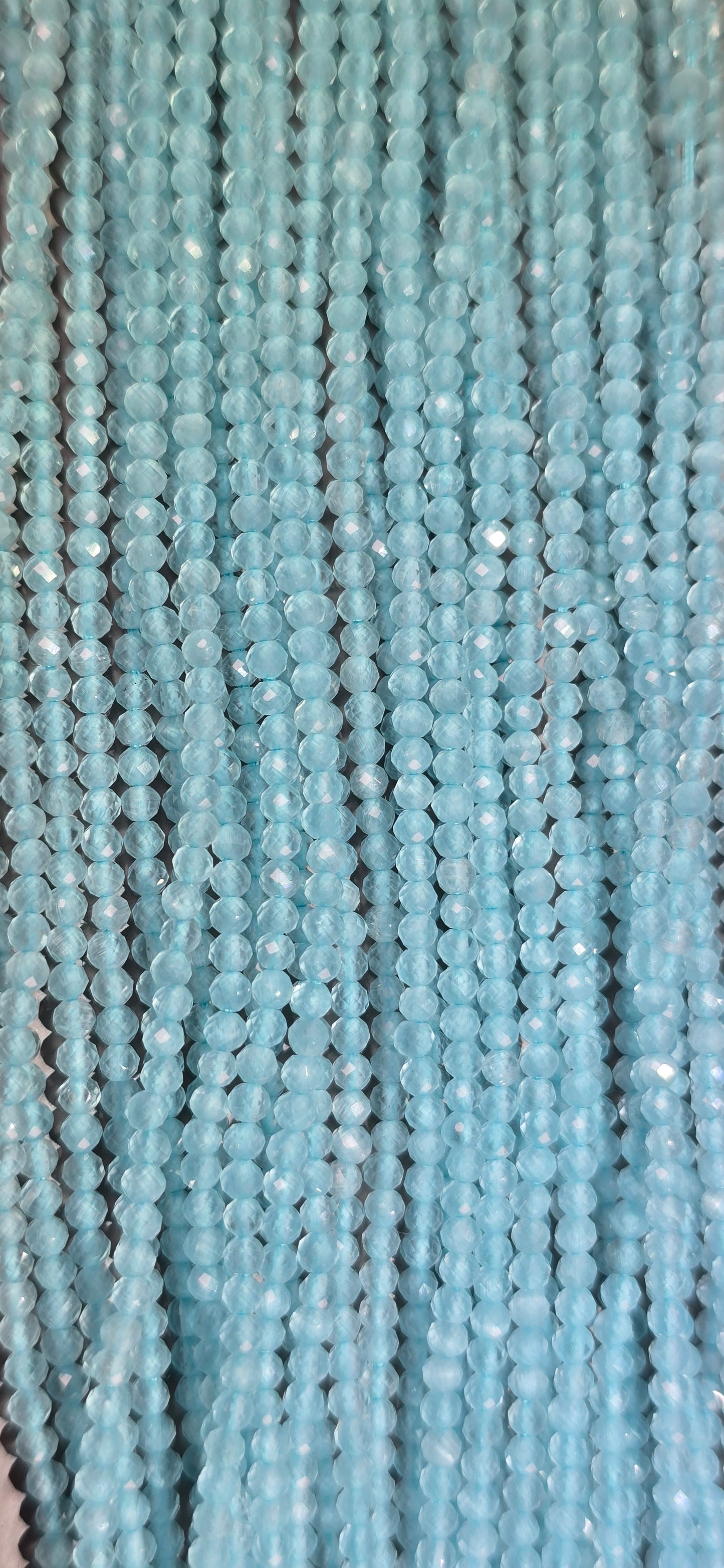 Blue Topaz Beads - Facet