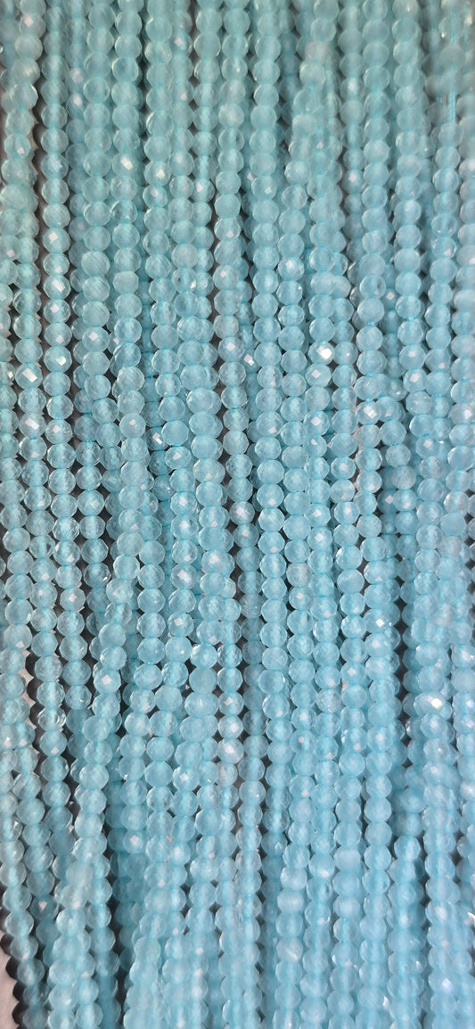 Blue Topaz Beads - Facet