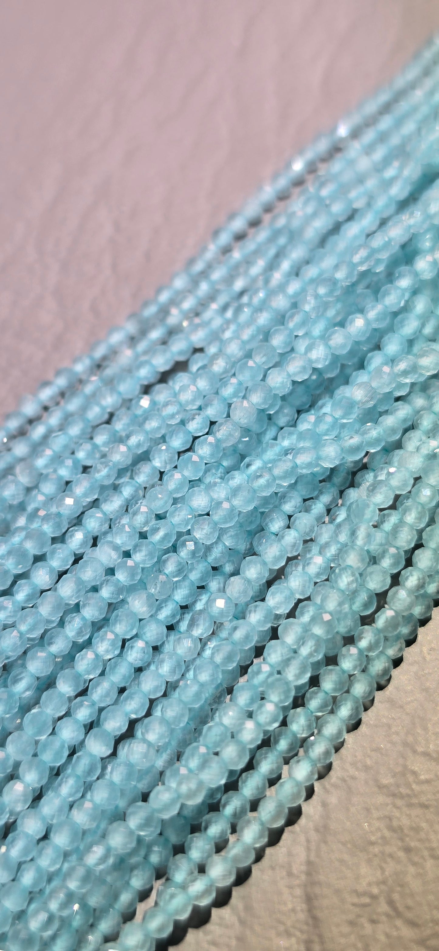 Blue Topaz Beads - Facet