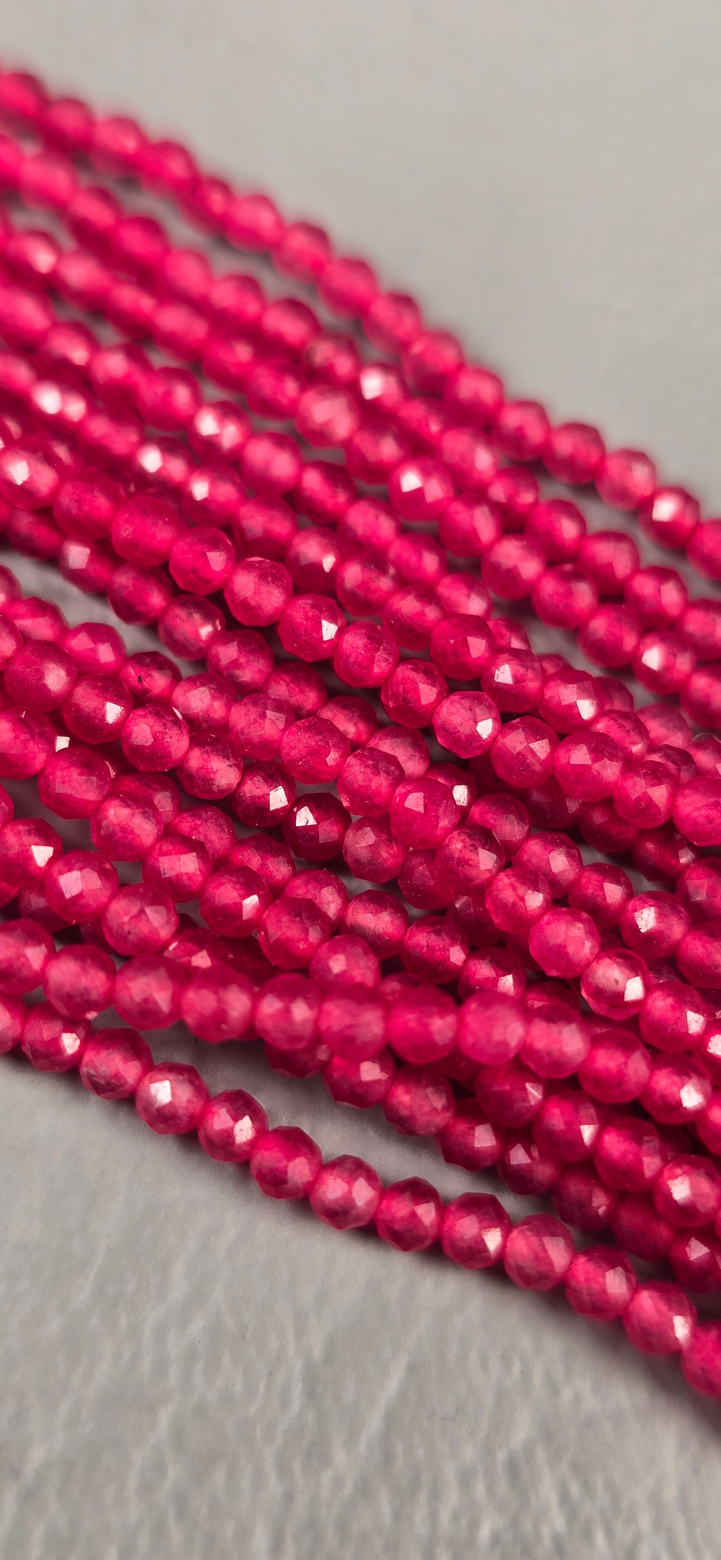 Ruby Beads - Facet