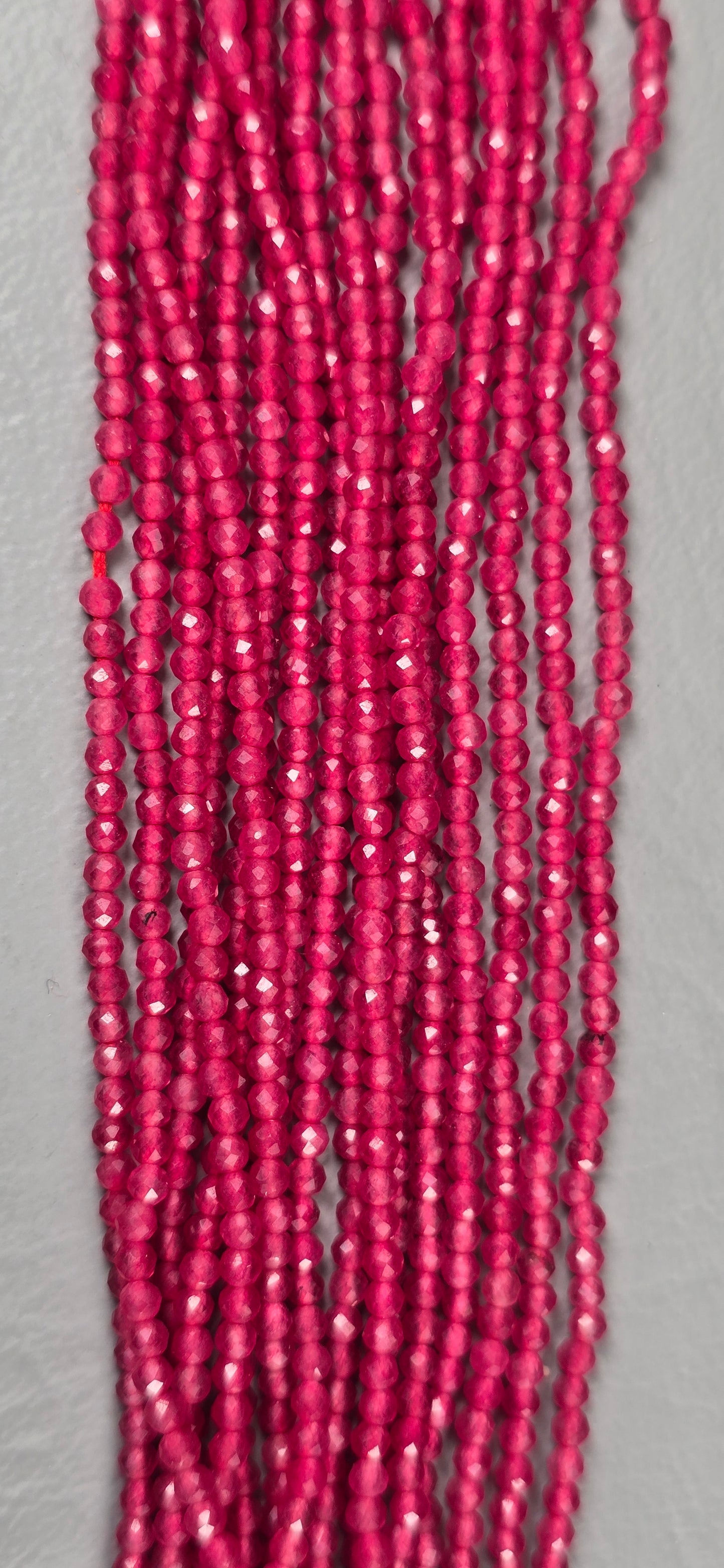 Ruby Beads - Facet