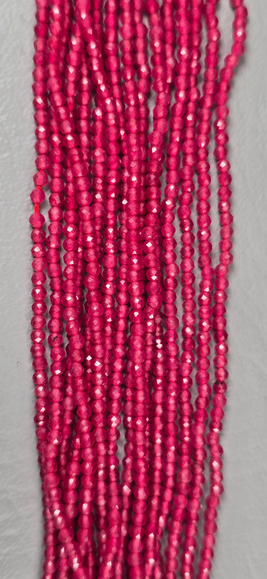 Ruby Beads - Facet
