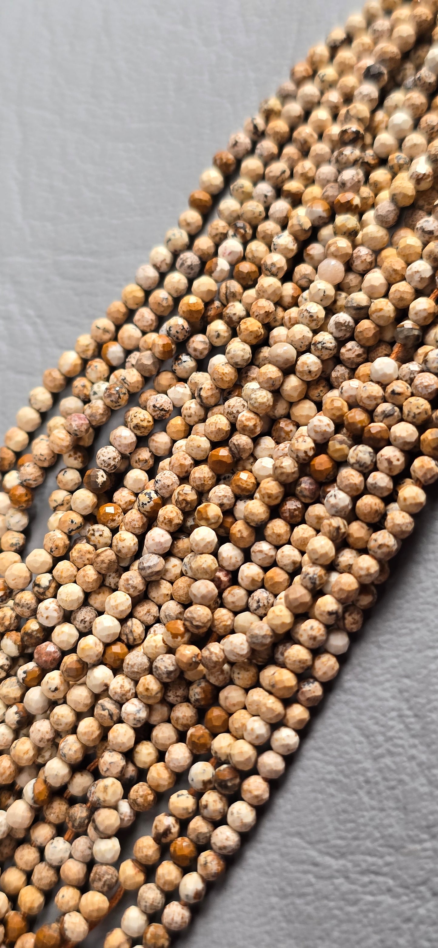 Picture Jasper Beads - Facet