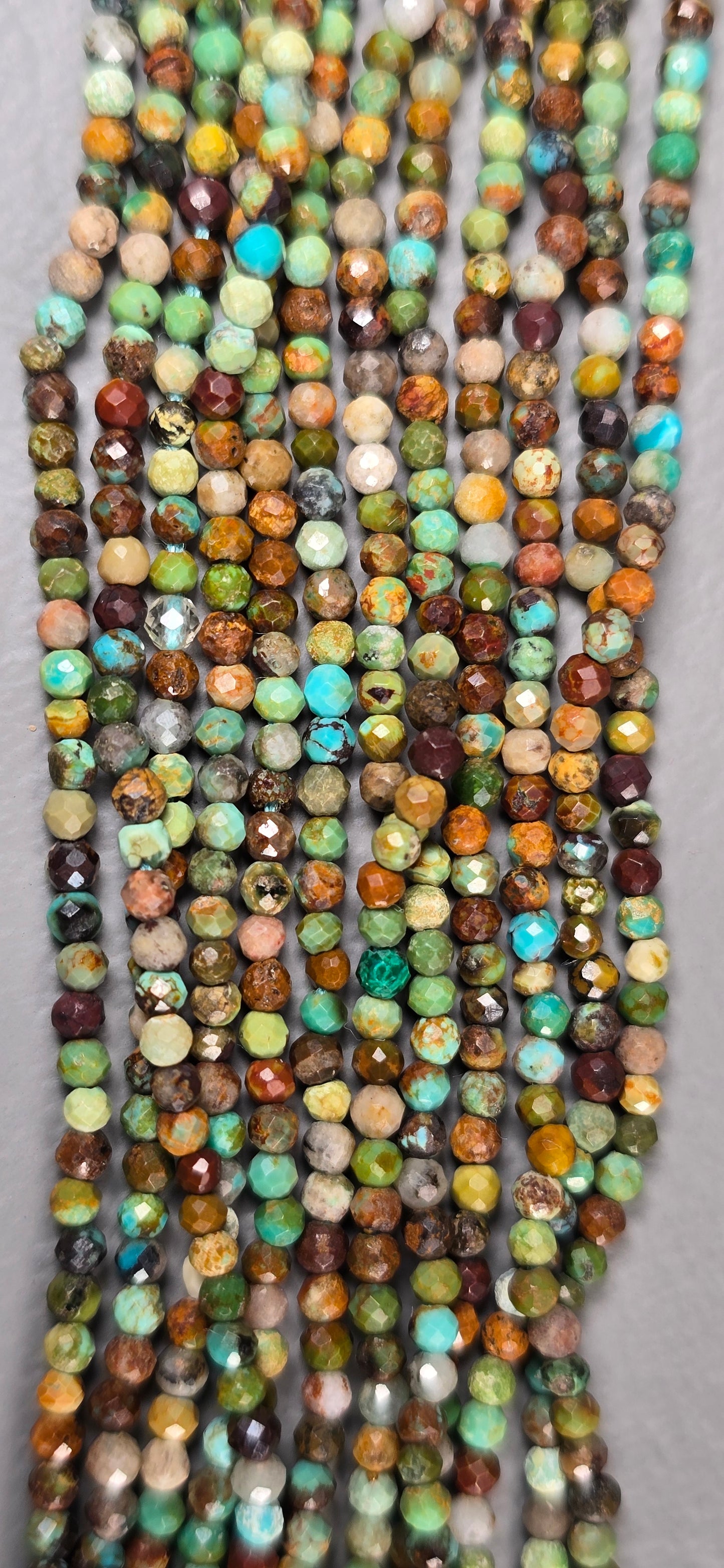 Tibetan Turquoise Beads - Facet