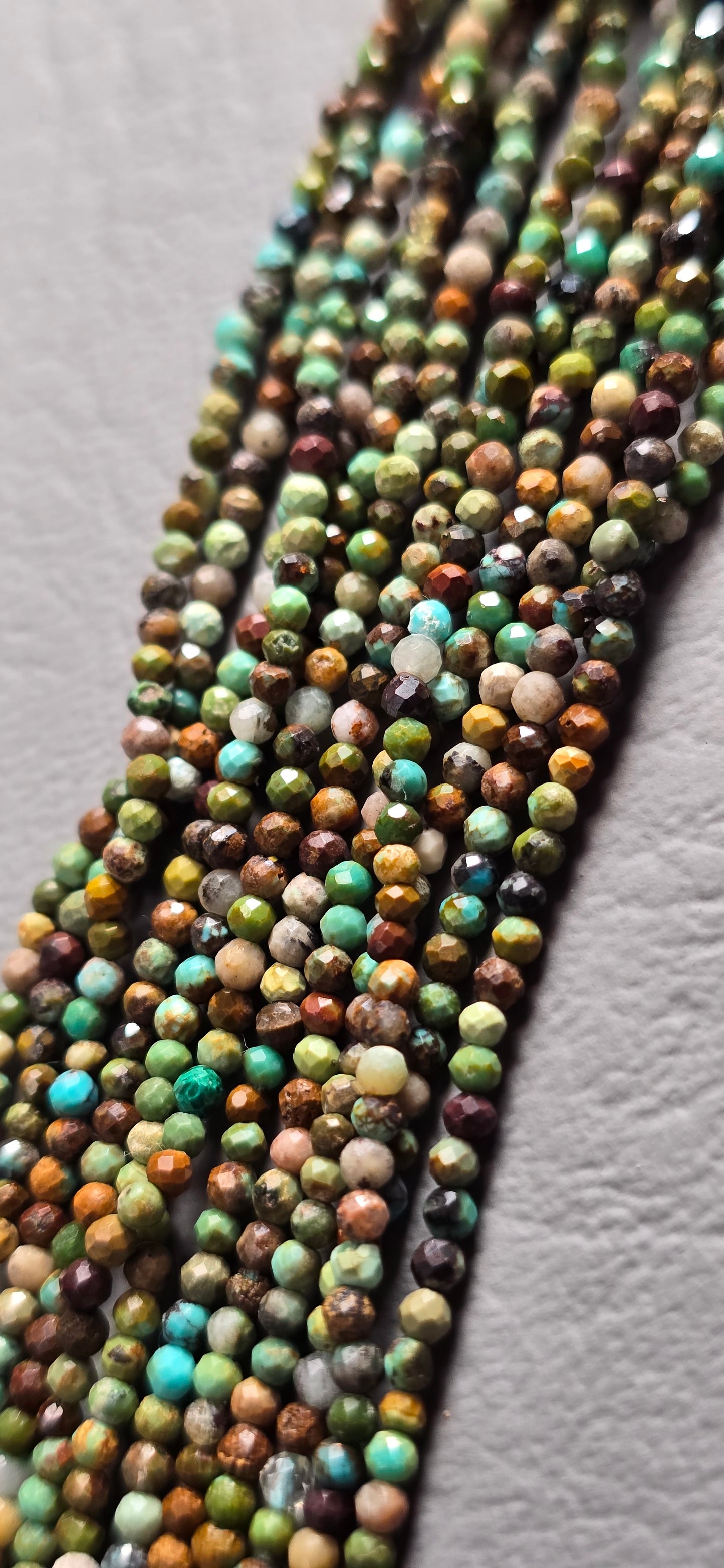 Tibetan Turquoise Beads - Facet