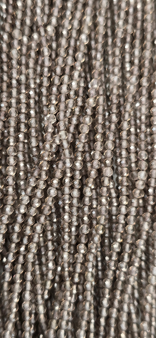 Smoky Quartz Beads - Facet