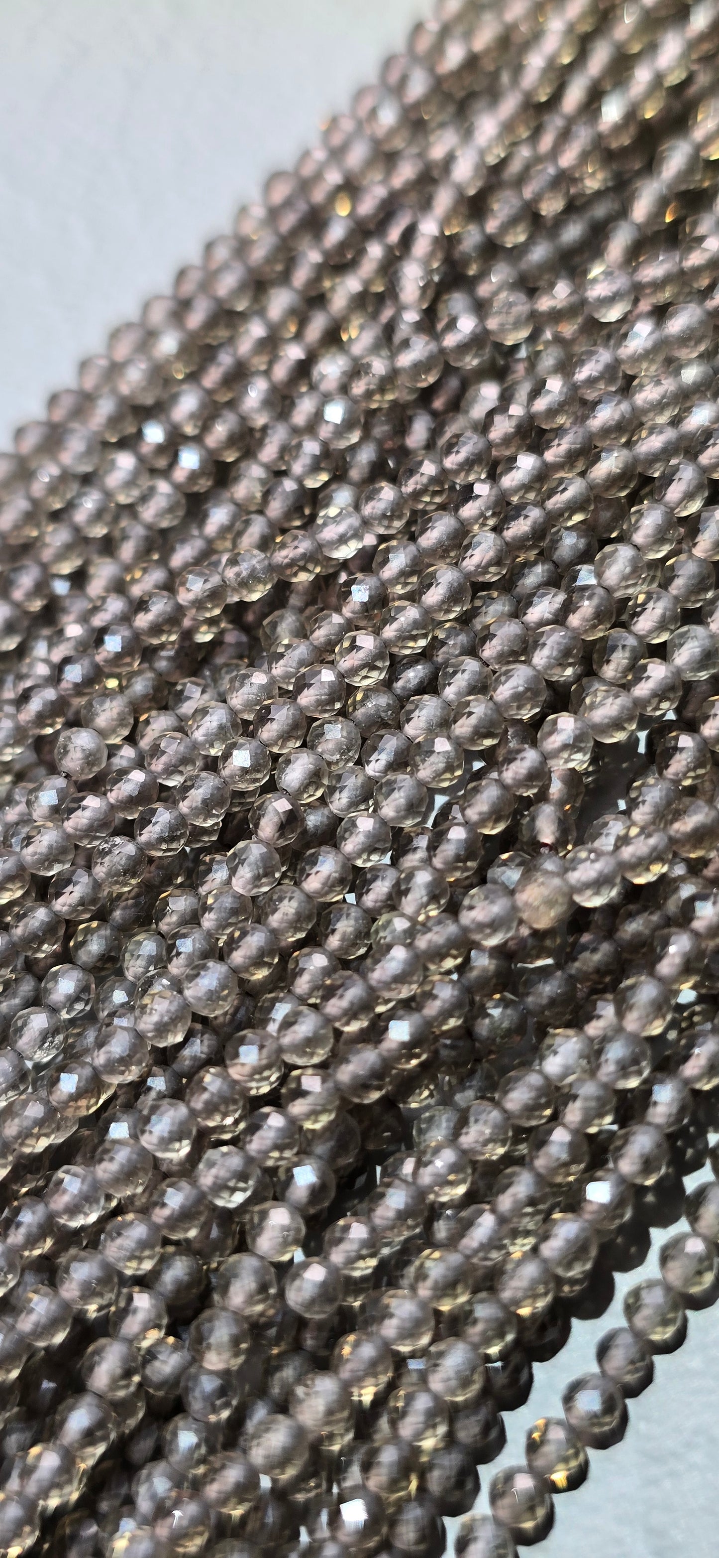 Smoky Quartz Beads - Facet
