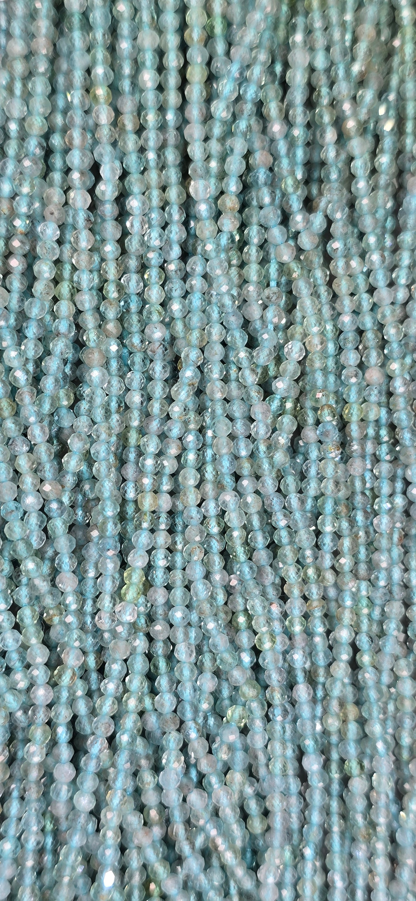 Sky Blue Apatite Beads - Facet