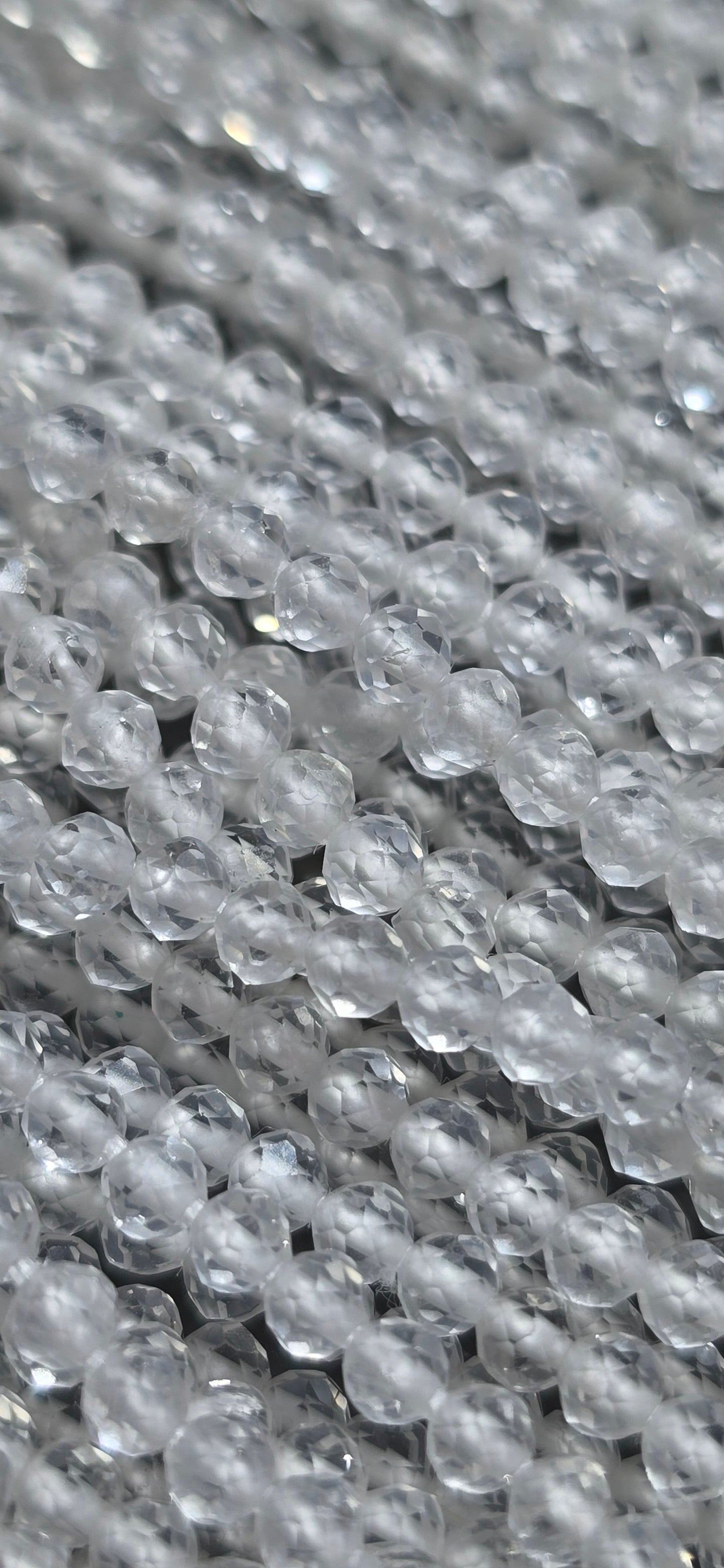 Quartz Beads - Facet