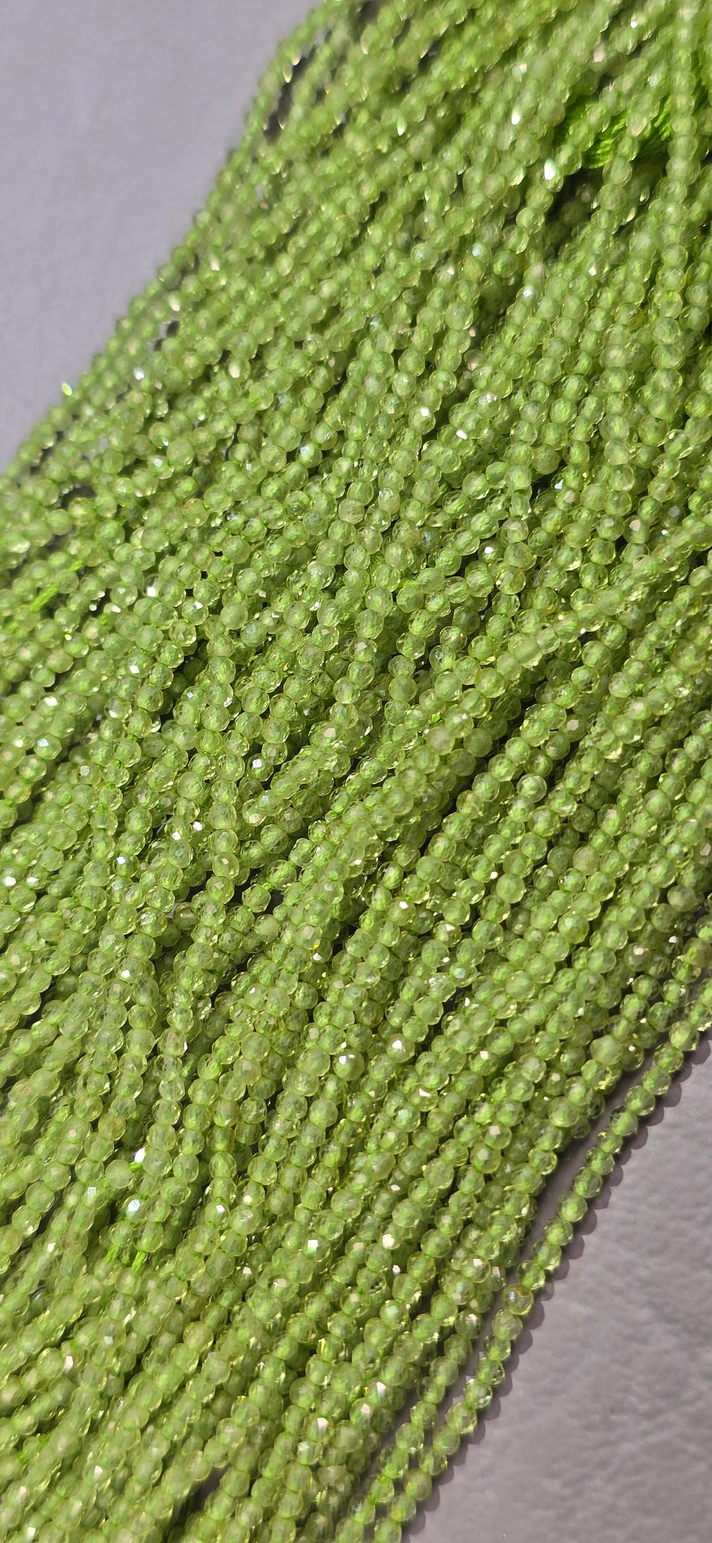 Peridot Beads - Facet