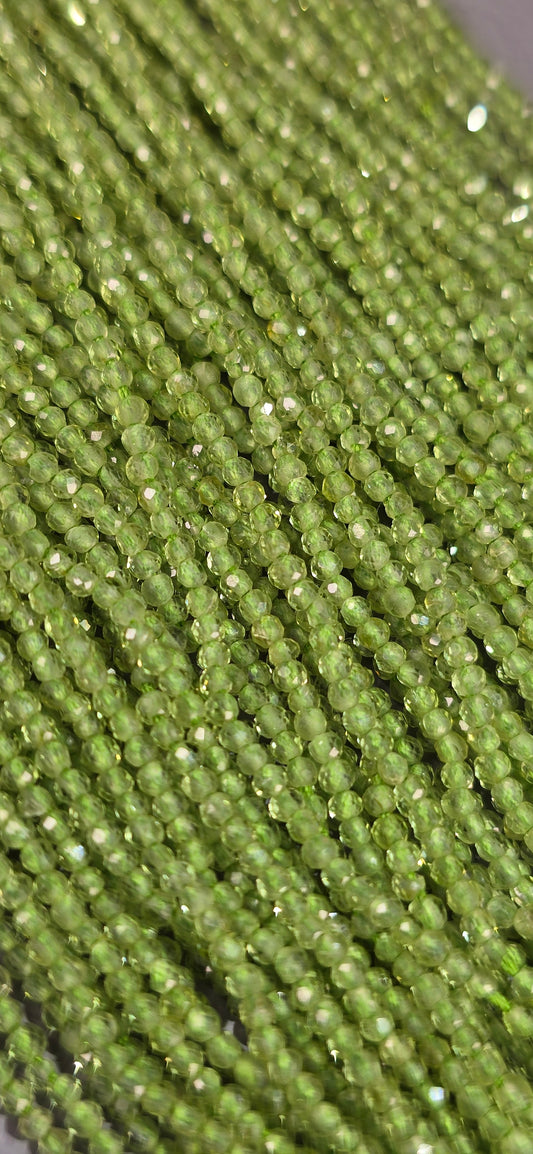 Peridot Beads - Facet
