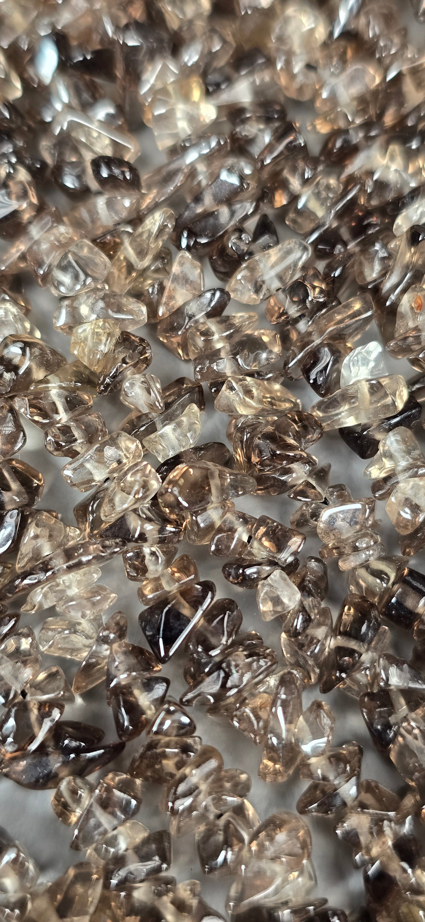 Smoky Quartz Beads - Chip