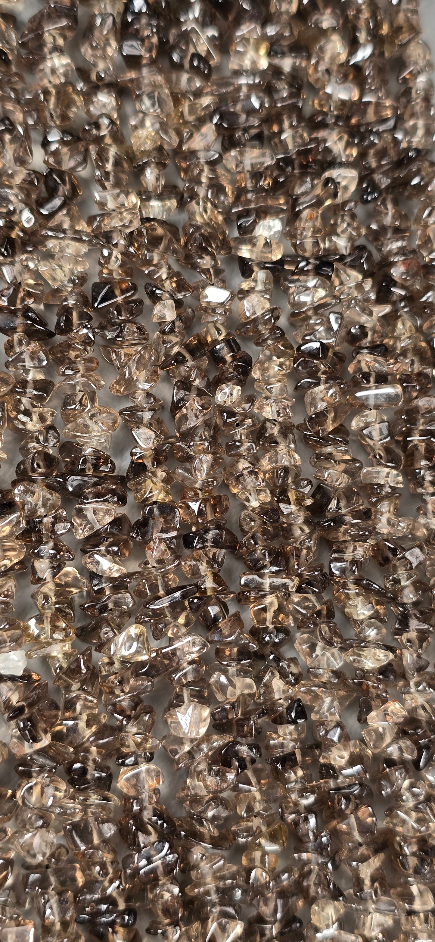 Smoky Quartz Beads - Chip