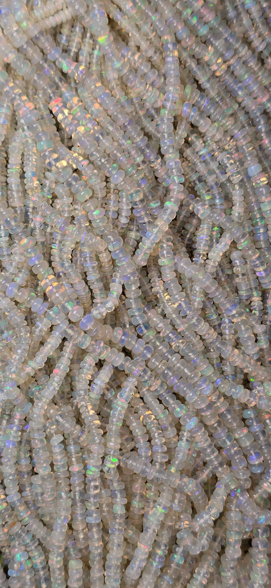 Ethiopian Opal High Grade Beads - Rondelle
