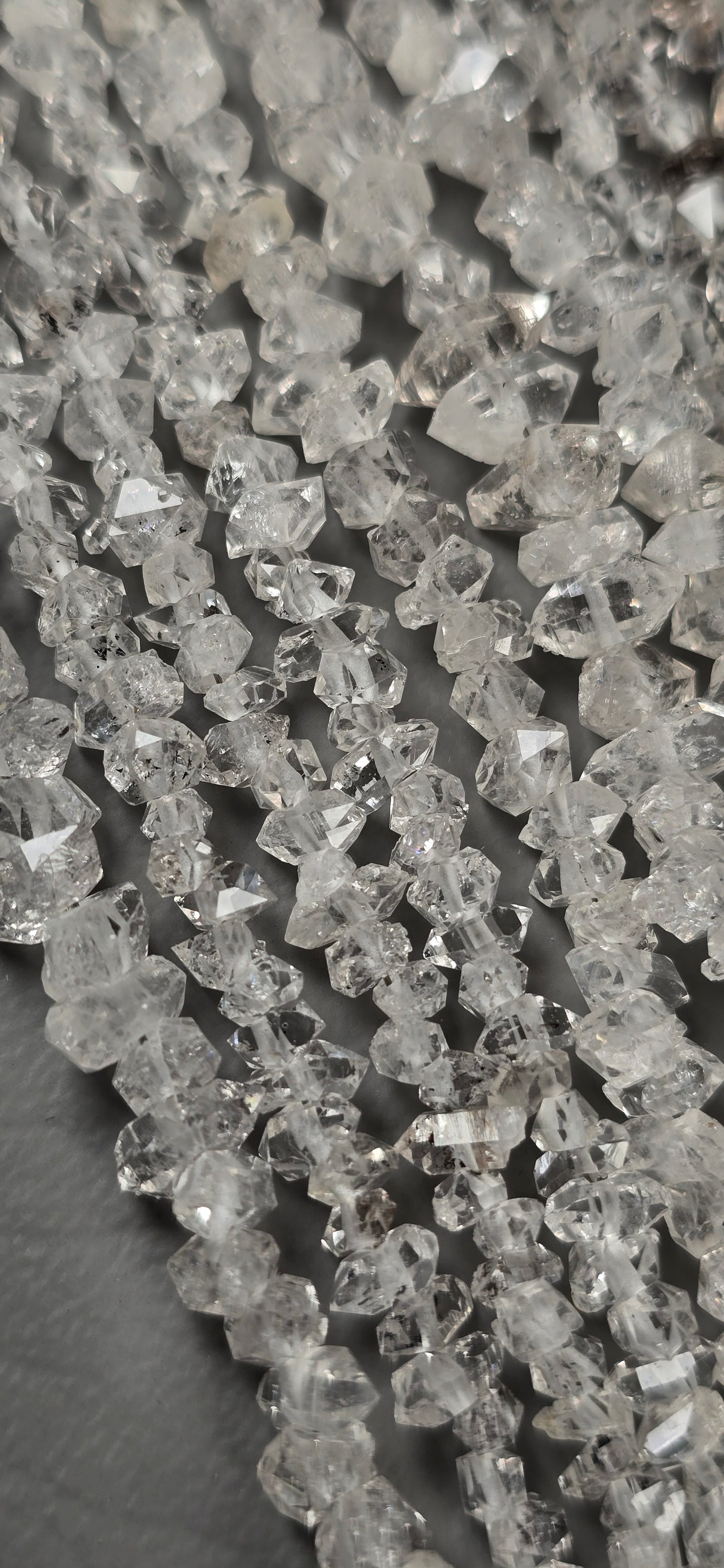 Diamond Quartz Natural Beads