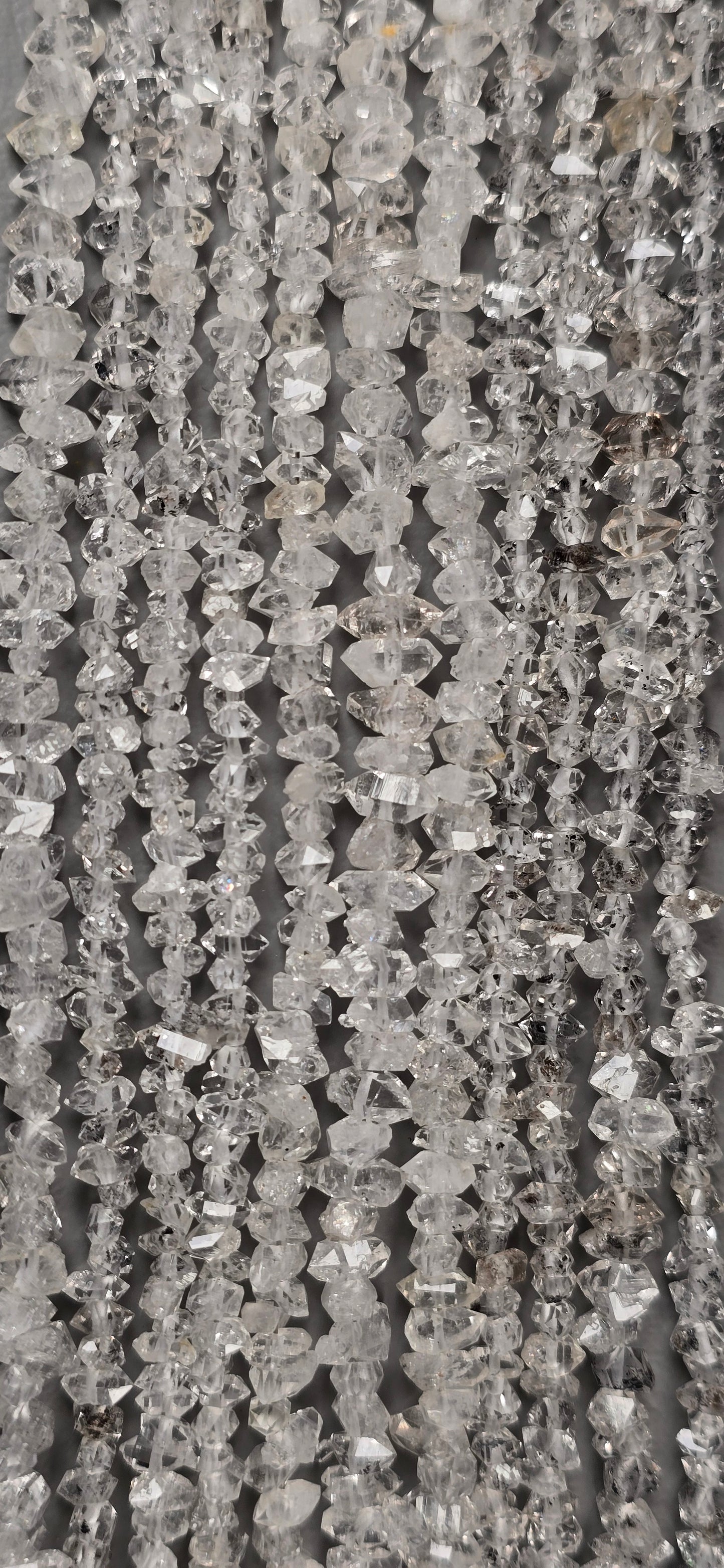Diamond Quartz Natural Beads