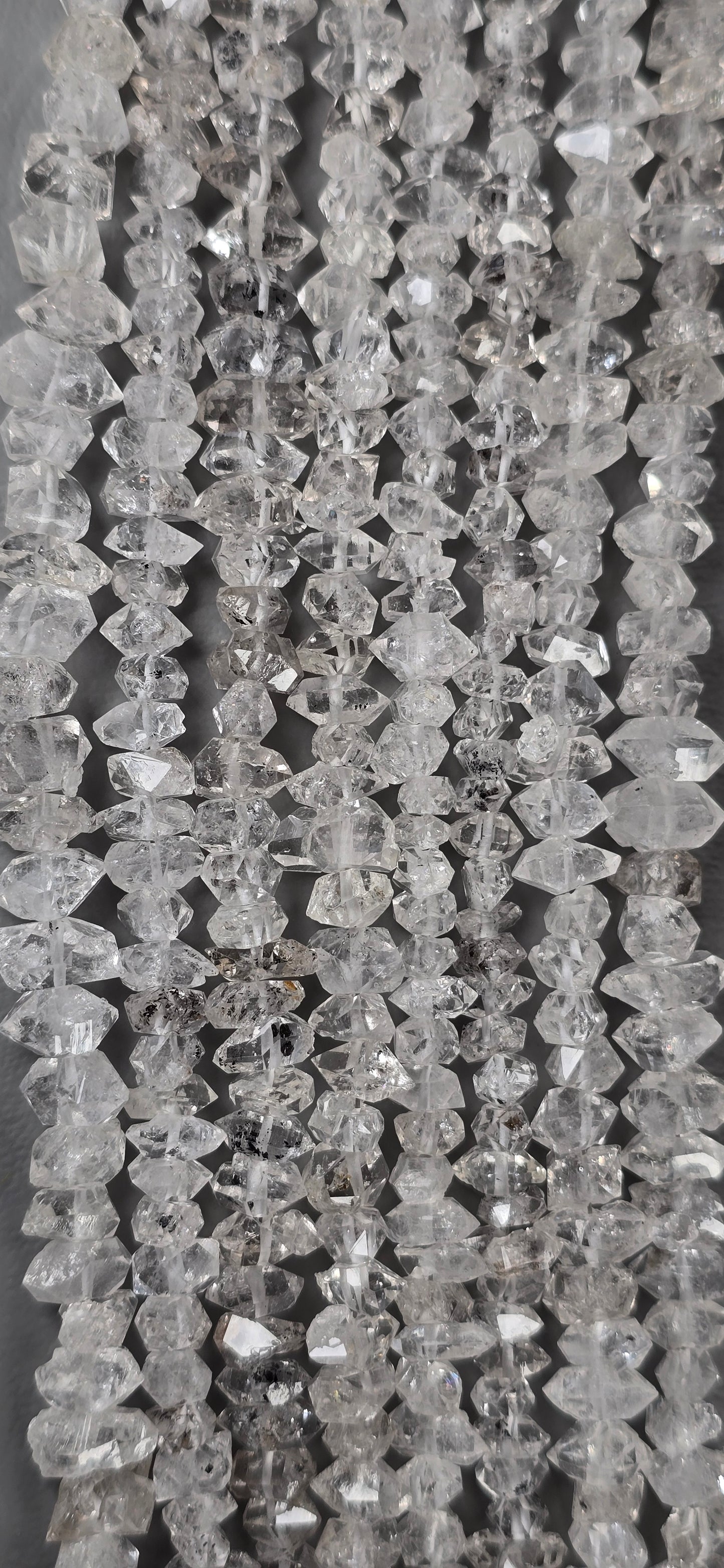 Diamond Quartz Natural Beads