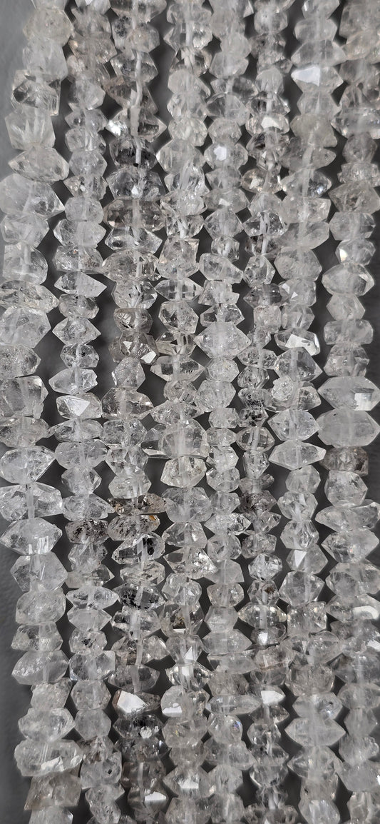 Diamond Quartz Natural Beads