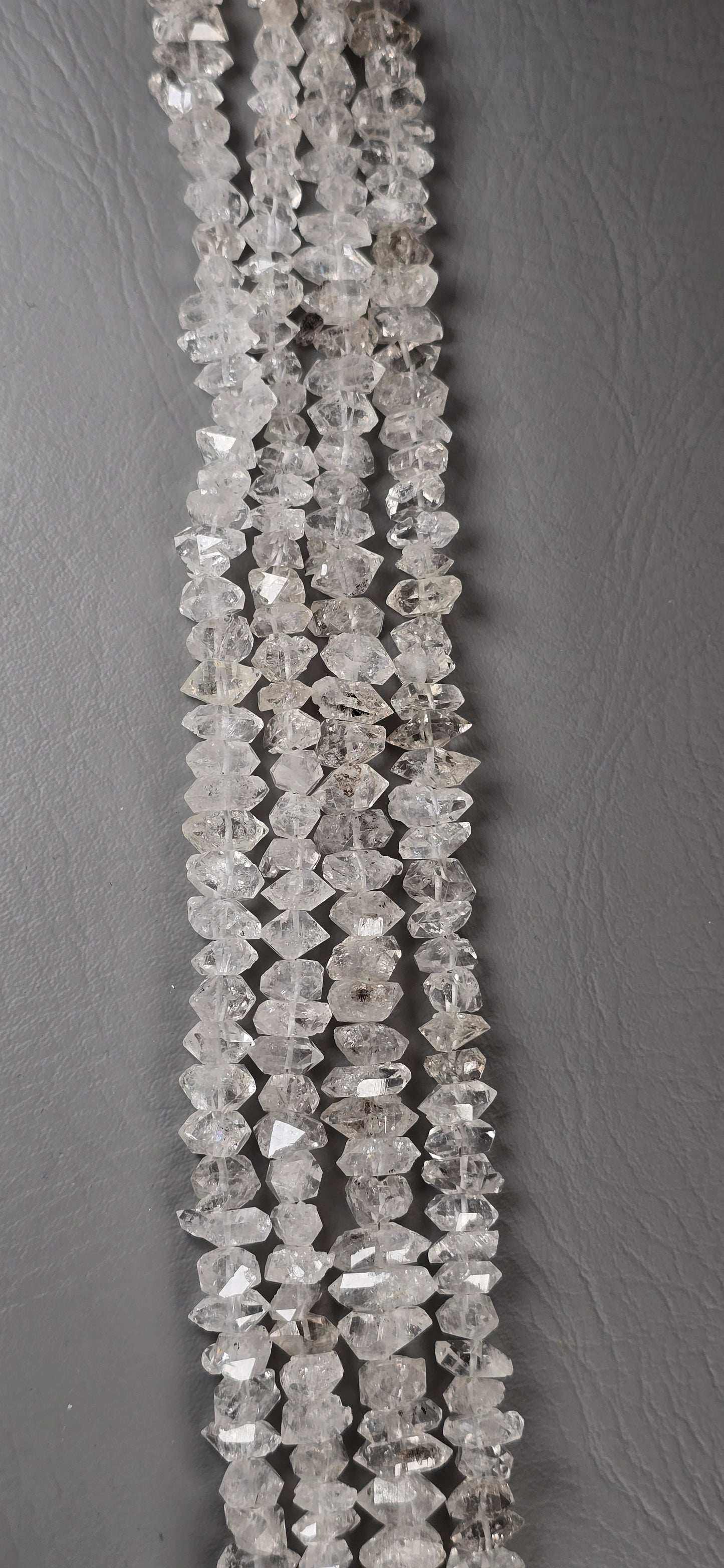 Diamond Quartz Natural Beads