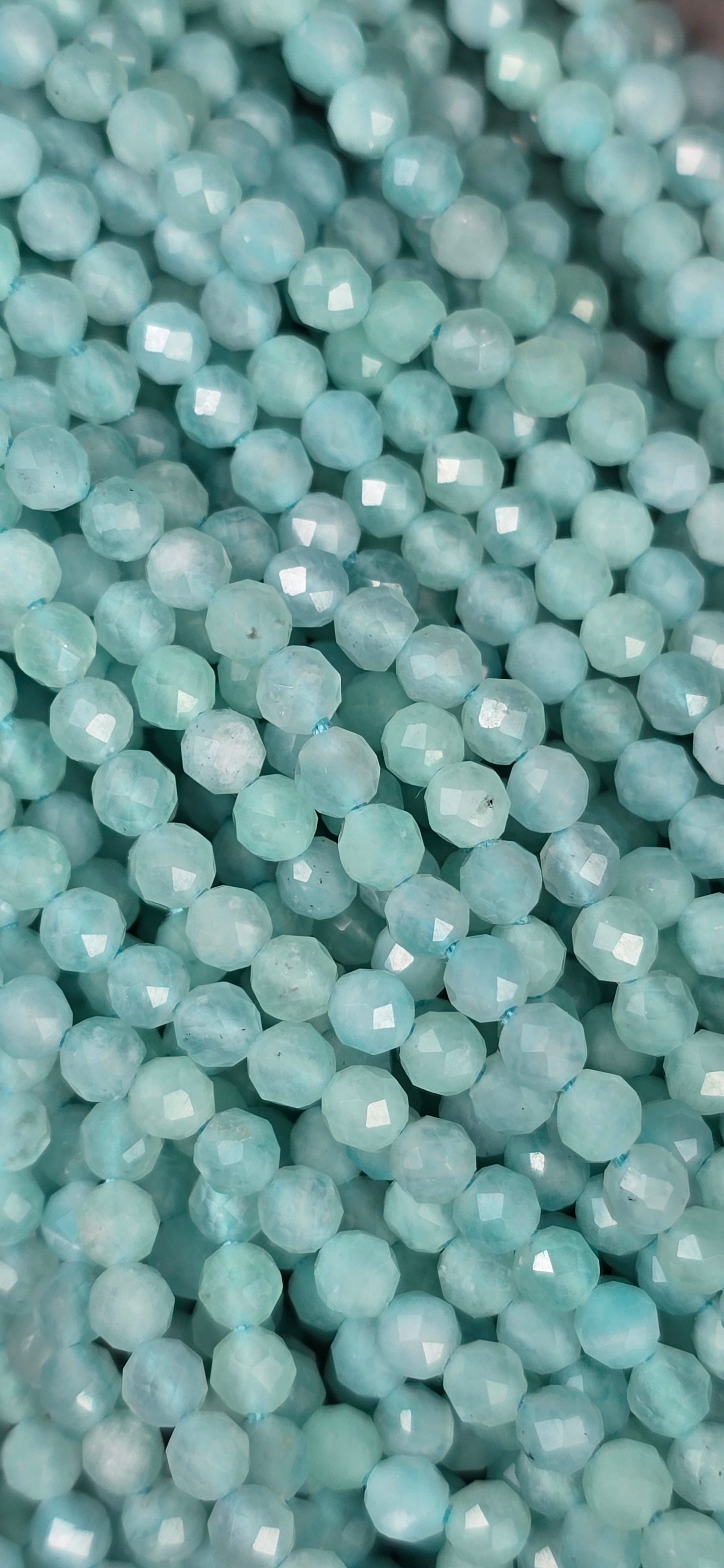 Amazonite Beads - Faceted
