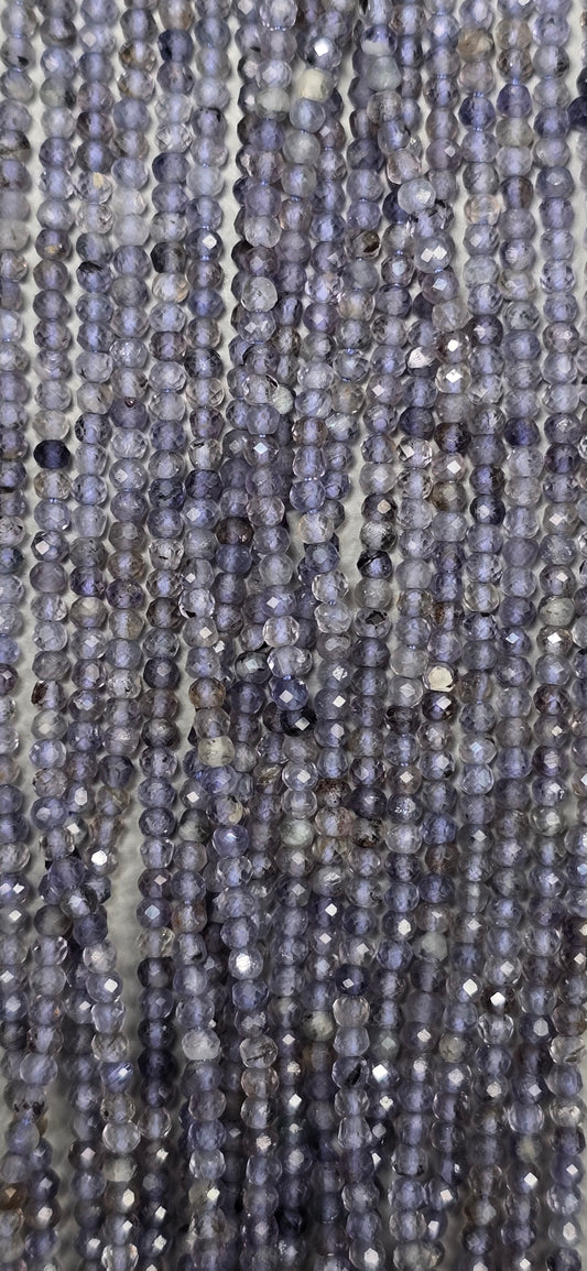 Iolite Beads - Facet