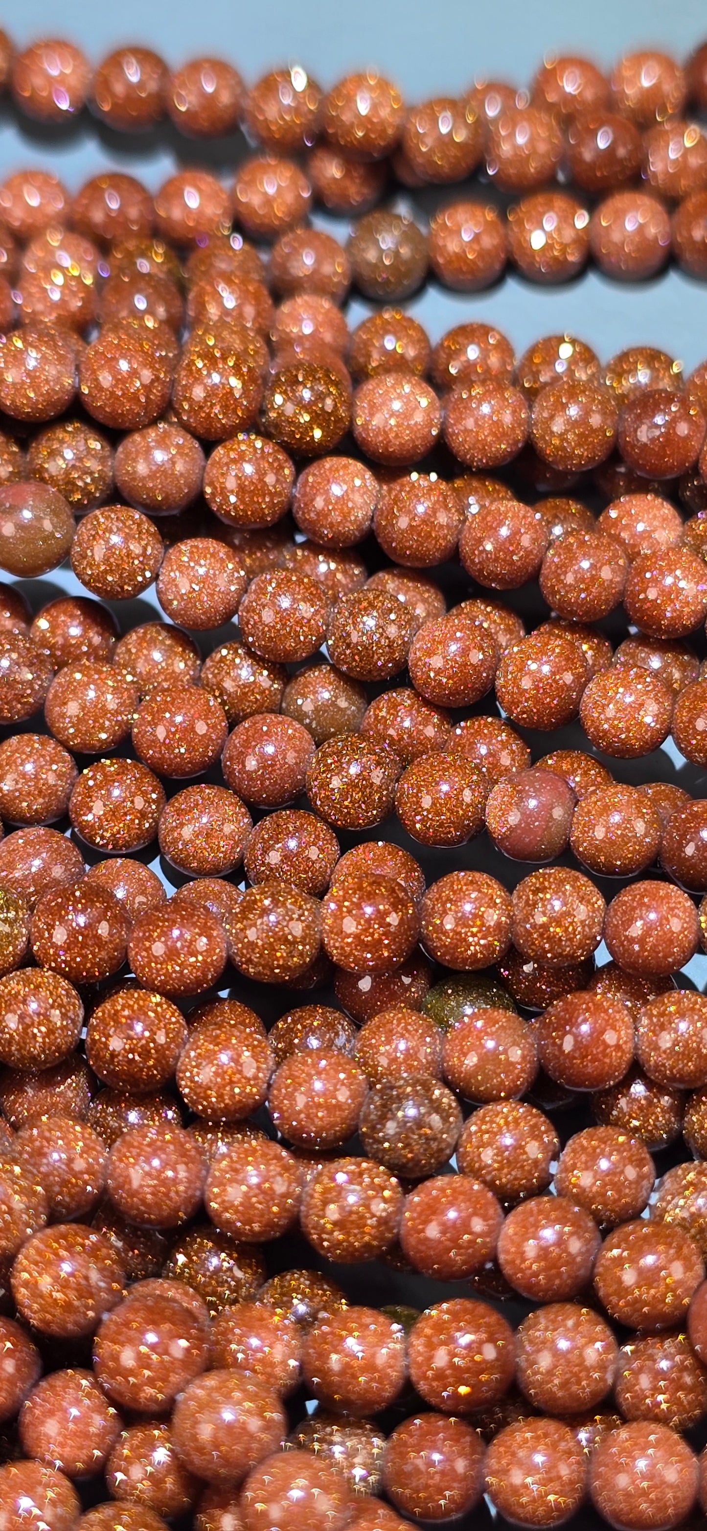 Goldstone Beads - Round