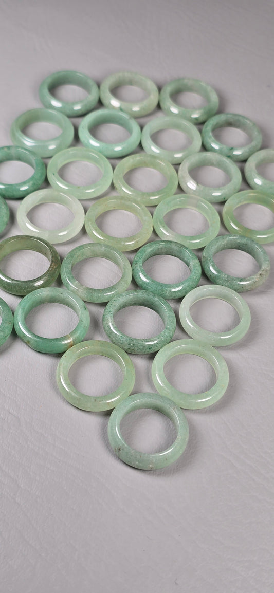Green Aventurine Rings