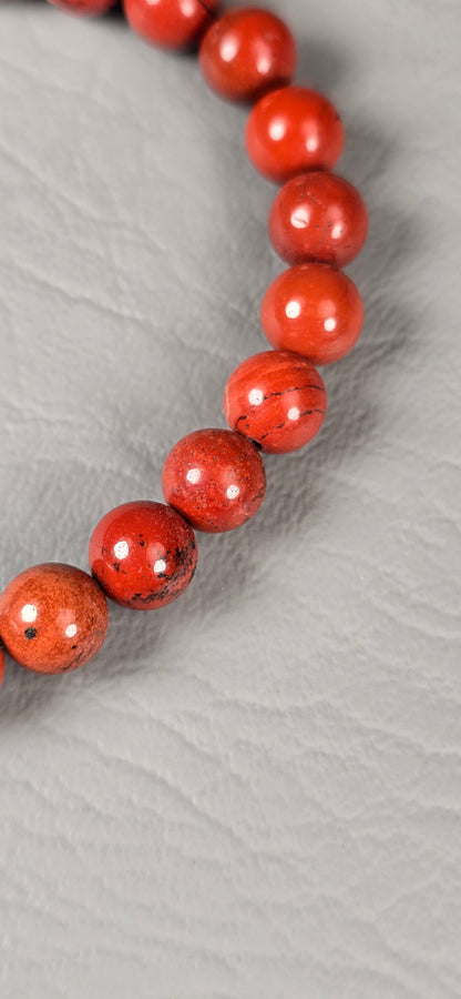 Red Jasper Beads - Round