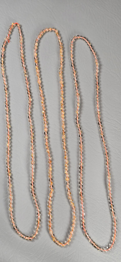 Rutilated Quartz Beads - Round