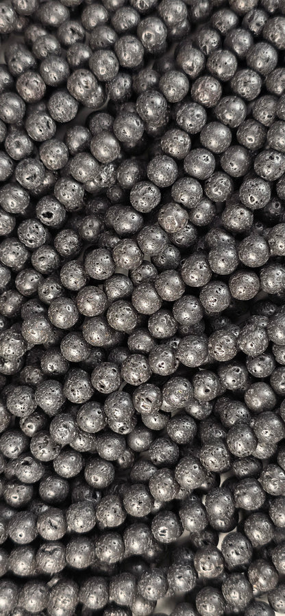 Lava Rock Beads - Round